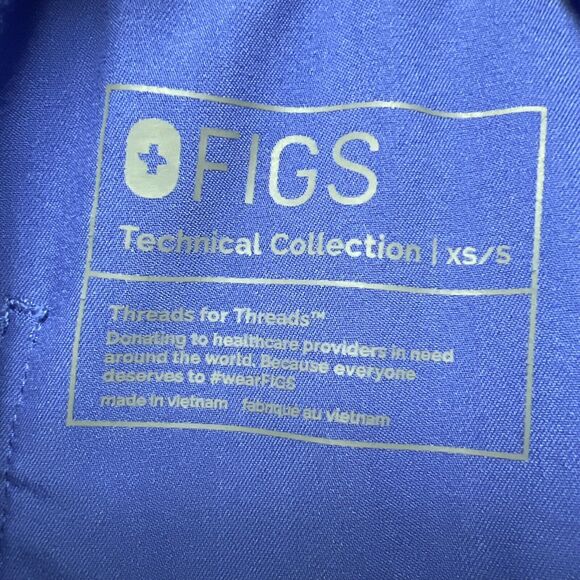 Figs Pisco Basic Scrub Pants For Men Style#FM4500S PO# 1660 Royal Blue Size Xs/s - Picture 7 of 7